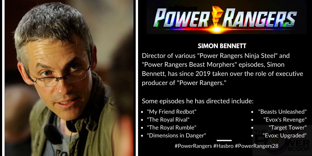 Power Rangers and Simon Bennett