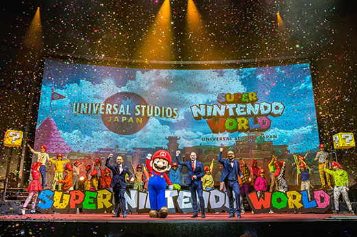 Super Nintendo World Mario Press Event