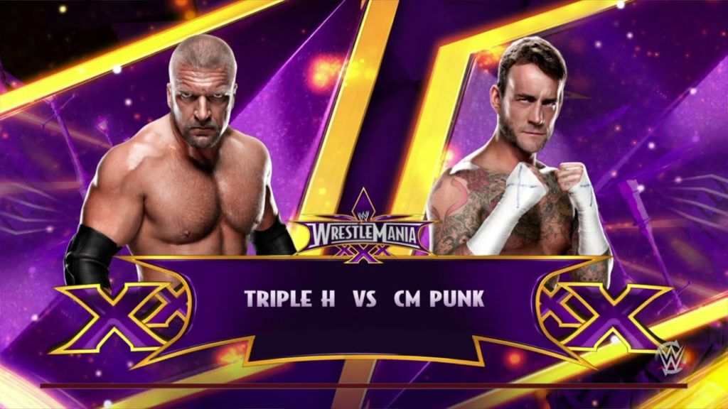 Triple H vs. CM Punk