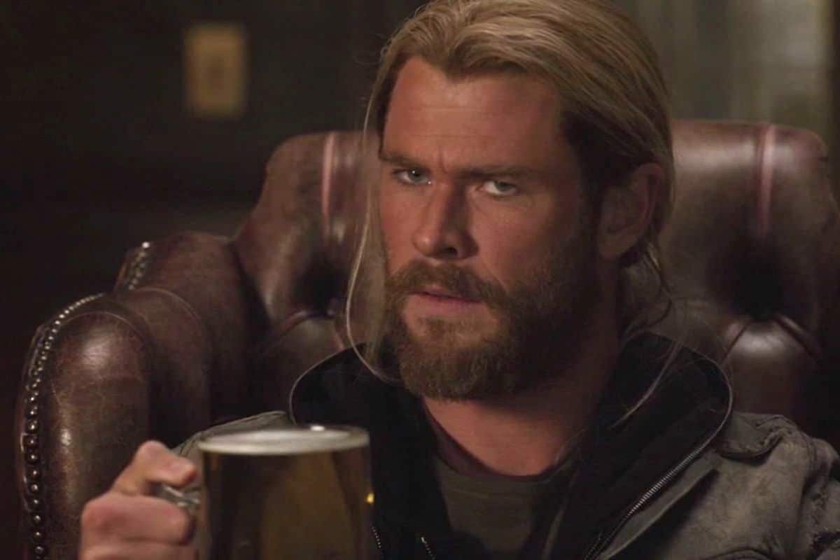 Thor Pondering Christian Bale Thor: Love and Thunder