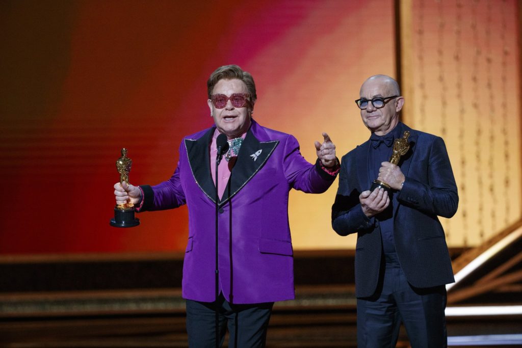 Elton John and Bernie Taupin Oscars 2020