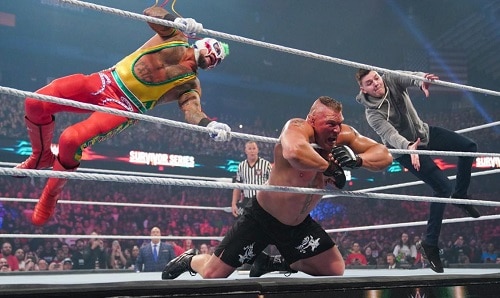 WWE Rey Mysterio vs Brock Lesnar
