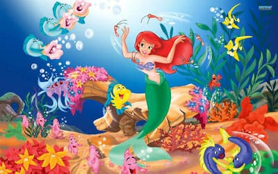 the little mermaid under the sea