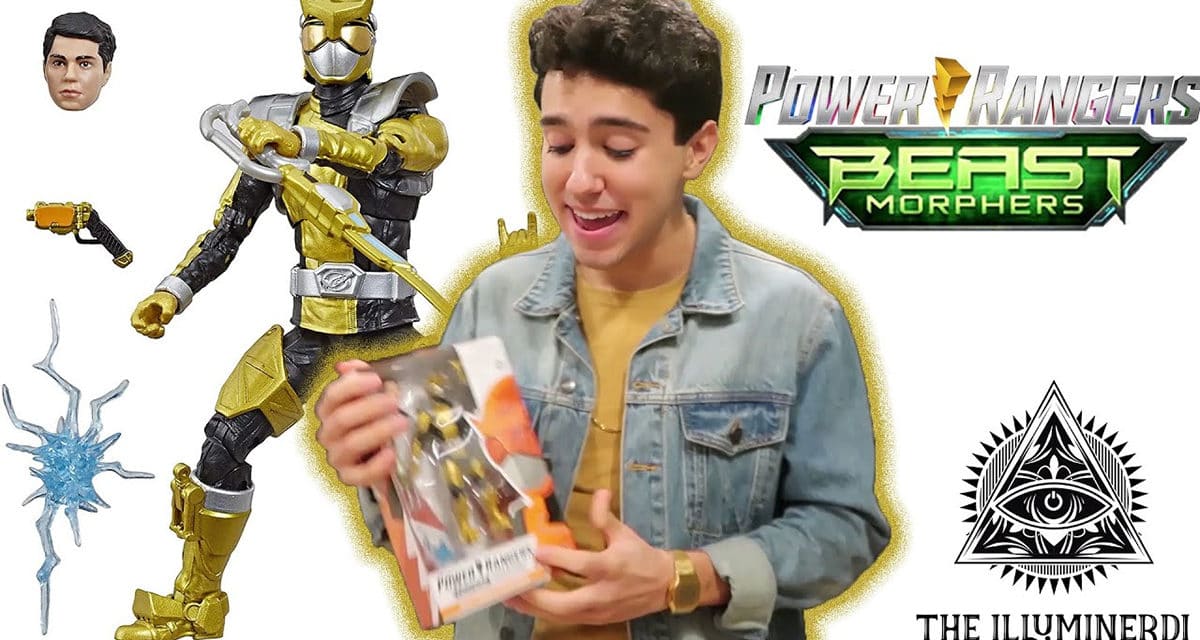 Power Rangers Beast Morphers Abraham Rodriguez Reacts To His Lightning Collection Action Figure