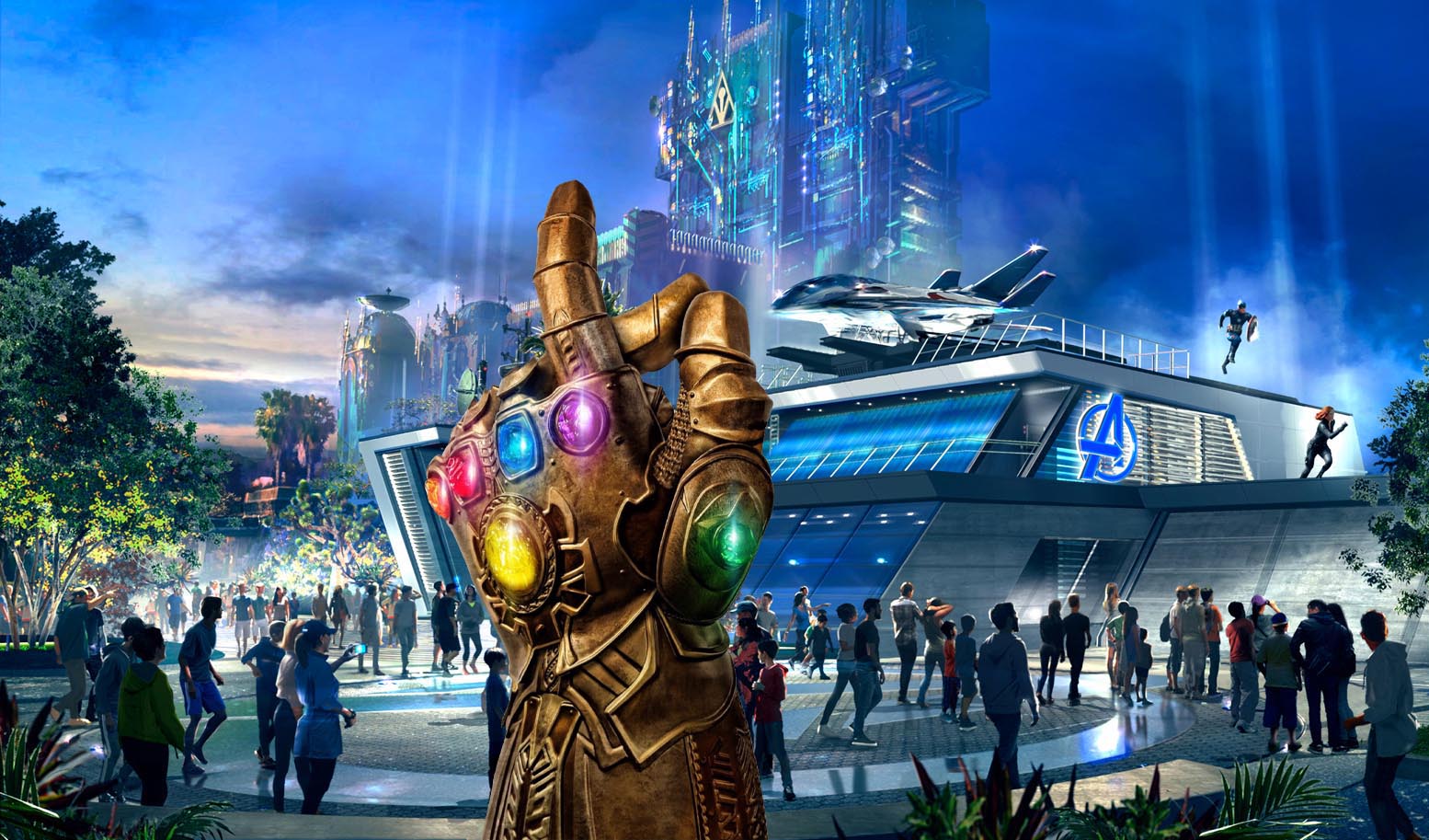 At Disneyland’s Avengers Campus…The Thanos Snap Never Happened