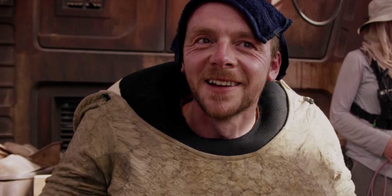Simon Pegg Shows Genius By Fan-Casting Himself As This Star Wars Character In The Mandalorian