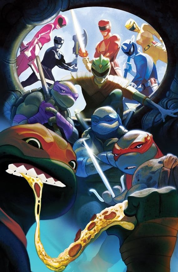 Power Rangers Ninja Turtles Variant Cover