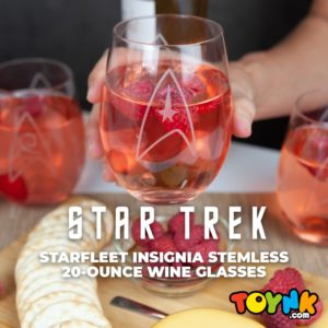 Starfleet Insignia Stemless Wine Glasses Released By Toynk Toys - The Illuminerdi