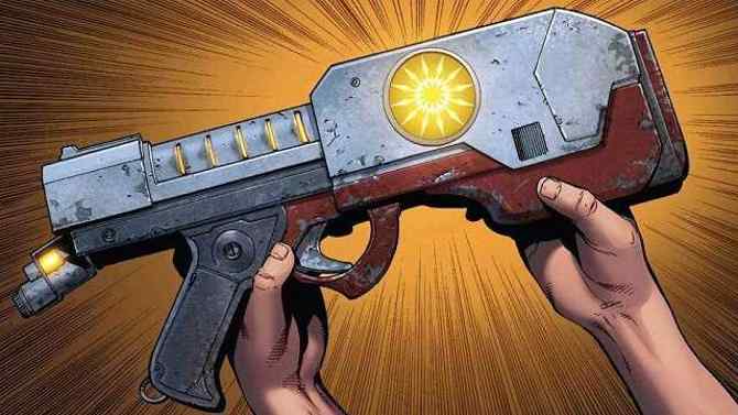 Star-Lord elemental blaster James Gunn