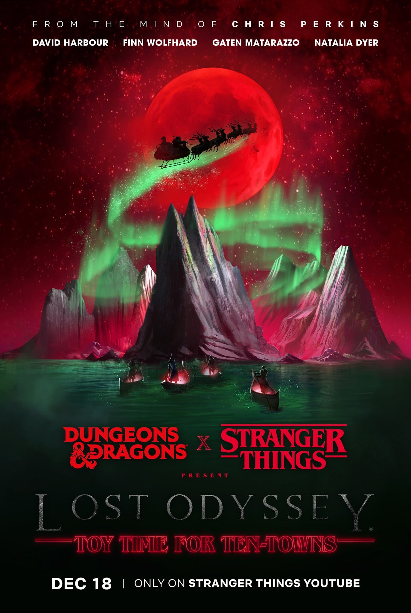 Stranger Things Dungeons and Dragons Dungeons & Dragons Lost Odyssey poster