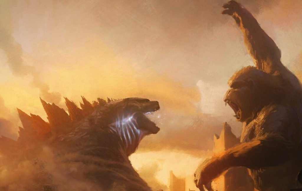 Godzilla vs Kong concept art Super Power Beat Down