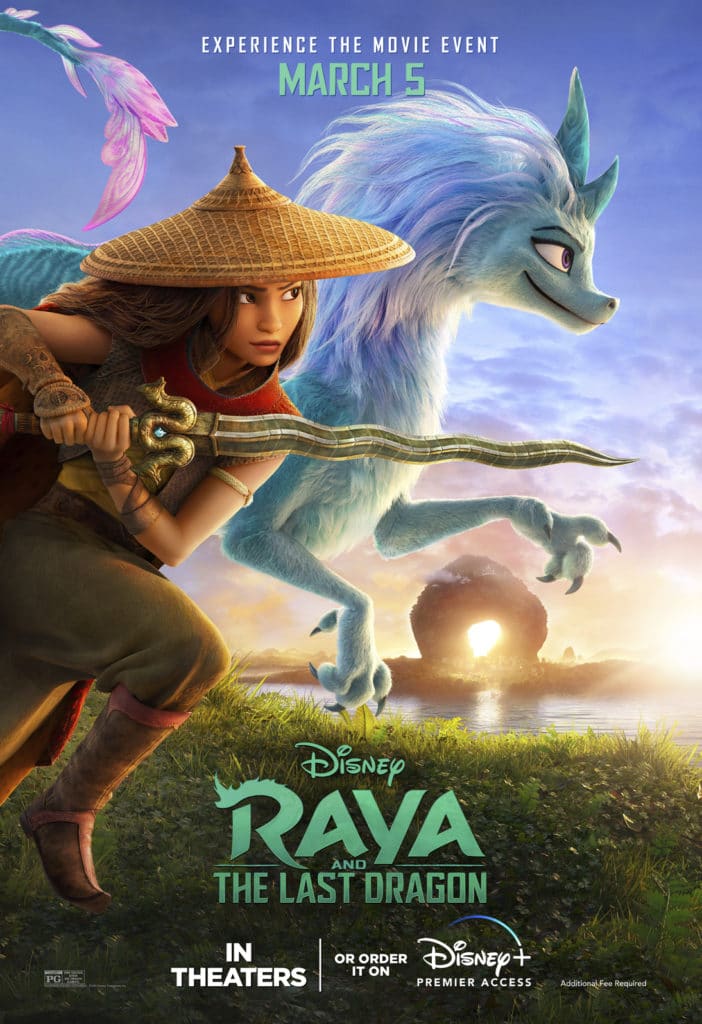 Raya and the Last Dragon poster Super Bowl trailer