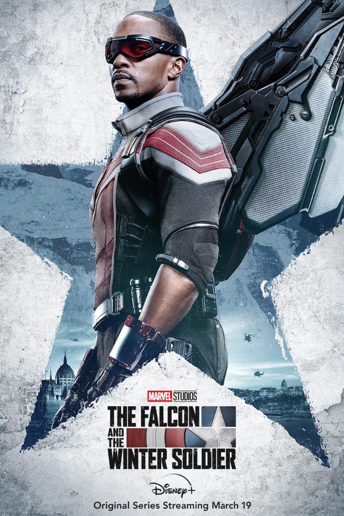 The Falcon and The Winter Soldier poster Anthony Mackie