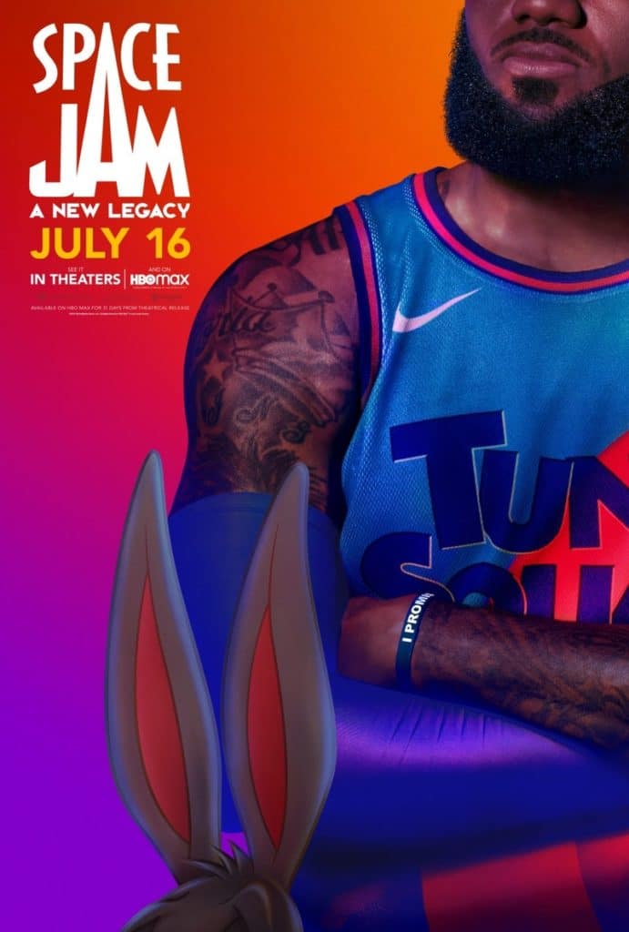 Space Jam A New Legacy Lebron James poster