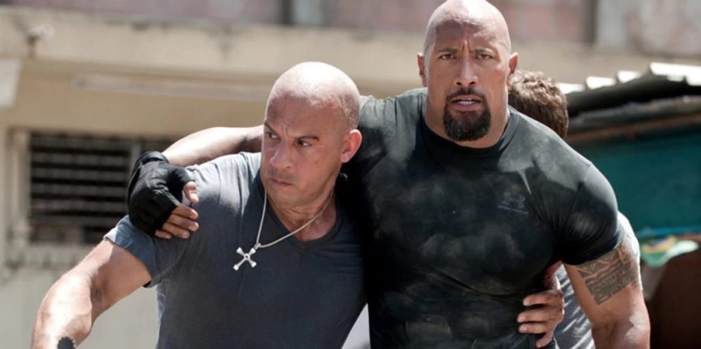 Fast and the Furious Vin Diesel The Rock