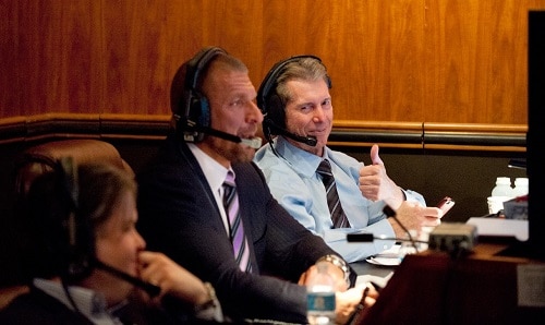 WWE Triple H and Vince McMahon