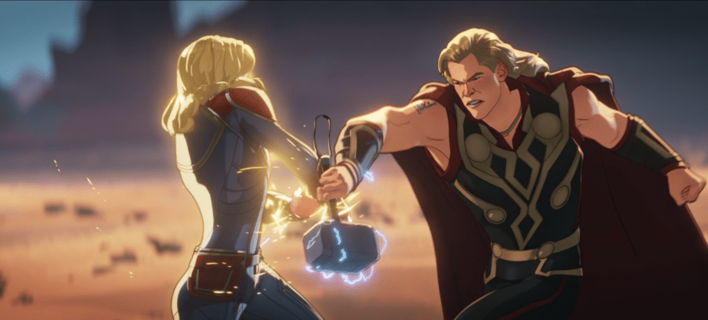 what-if-party-thor-vs-captain-marvel