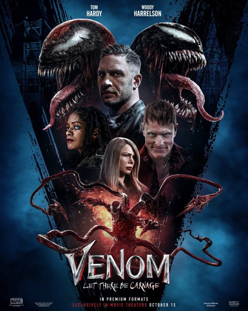 venom let there be carnage poster venom 2 poster