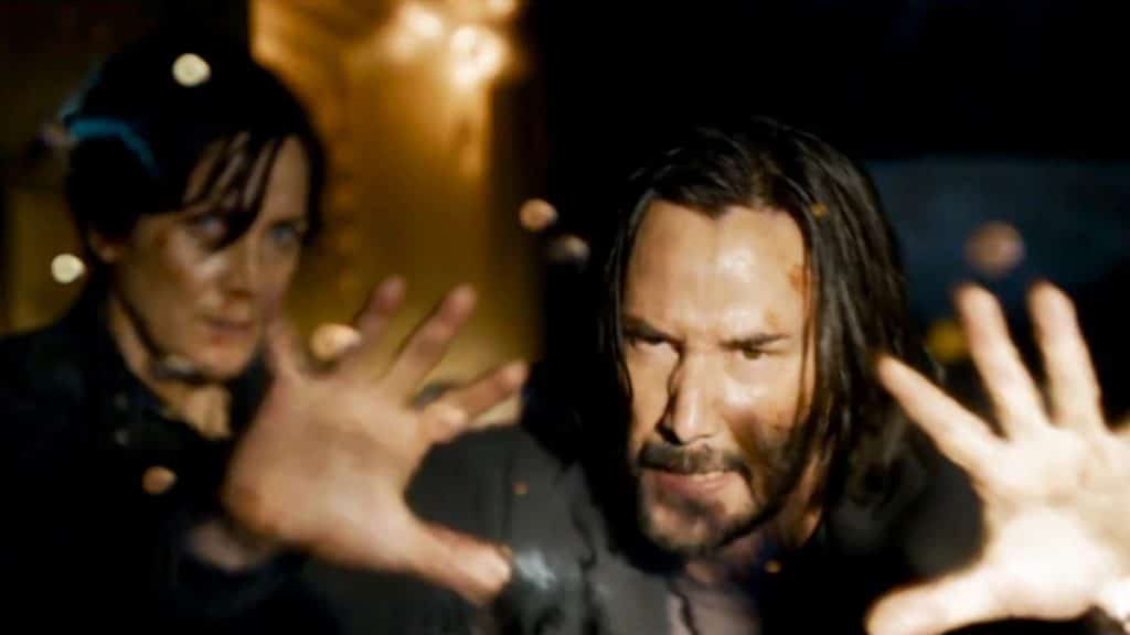 The Matrix Resurrections Morpheus Yahya Abdul-Mateen II Keanu Reeves Carrie Anne-Moss