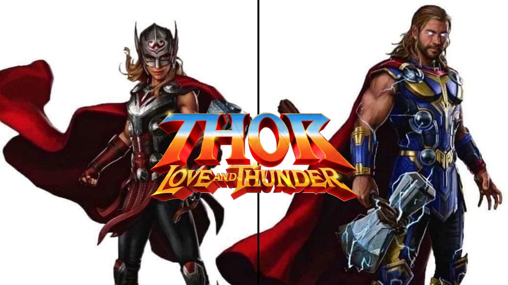 THOR: LOVE AND THUNDER Potential Promo Art Features Natalie Portman’s Jaw-Dropping New Costume