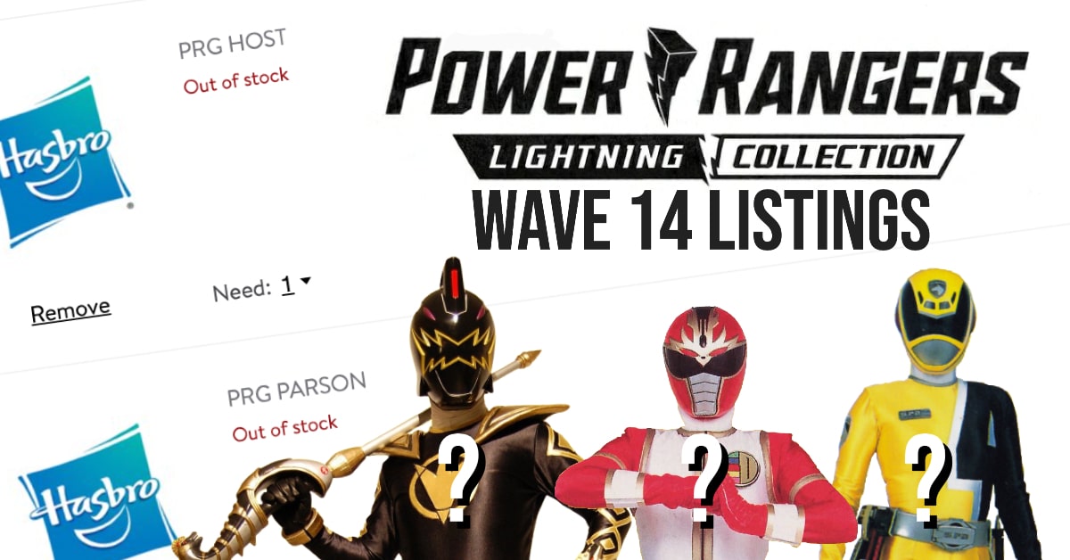 Upcoming Power Rangers Lightning Collection Wave Listings From Walmart