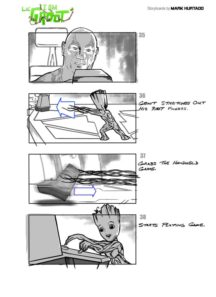 I Am Groot Storyboards Unveil 1st Look At Animated Series - The Illuminerdi