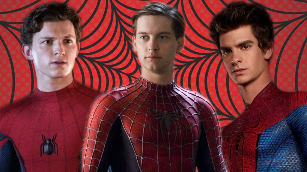 tom holland tobey maguire andrew garfield