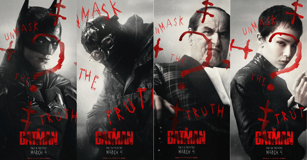 4 New The Batman Posters Dropped by Director Matt Reeves