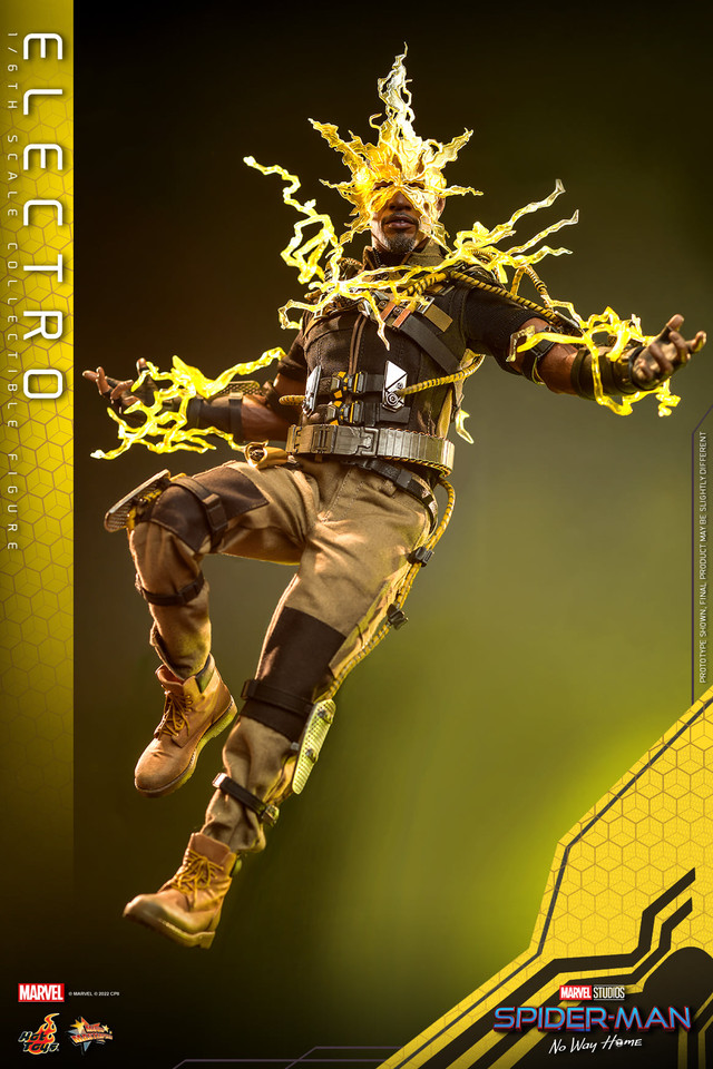 New Spider-Man: No Way Home Hot Toy Features Jamie Foxx's Electro With Comic Accurate Mask - The Illuminerdi