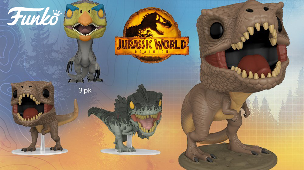 Jurassic World: Dominion Funko Pops! Are Now Available