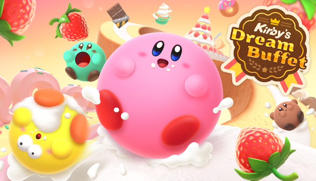 Kirby’s Dream Buffet Announcement Trailer Showcases 4-Player Adorable Chaos