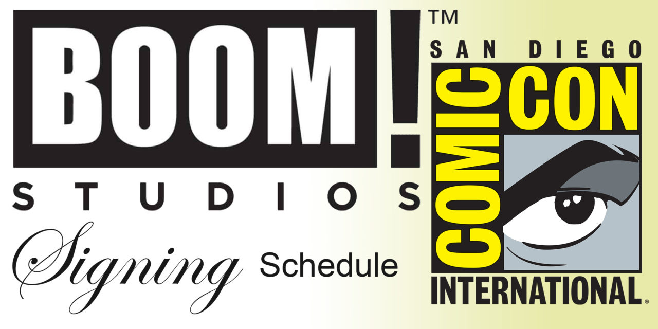 BOOM! Studios Announces San Diego Comic-Con 2022 Signing Schedule