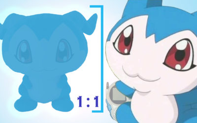Demiveemon 1:1 Scale Plush Revealed Ahead of New Digimon Movie