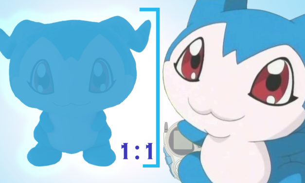 Demiveemon 1:1 Scale Plush Revealed Ahead of New Digimon Movie