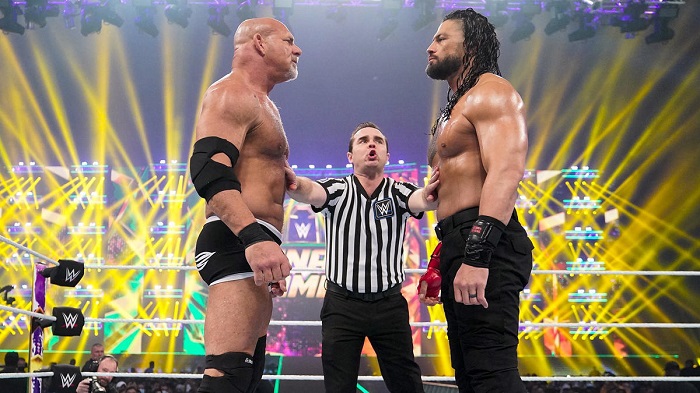 WWE Goldberg vs Roman Reigns