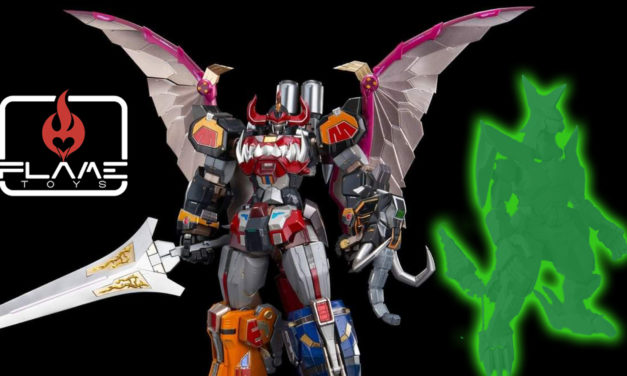 Power Rangers Mighty Morphin Dino Megazord Redesign Released by Flame Toys