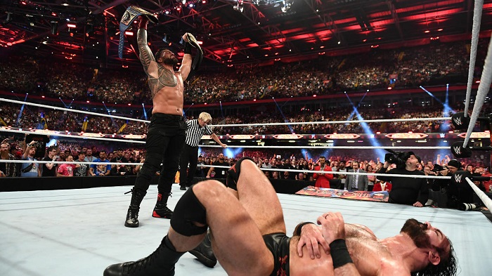 WWE Roman Reigns Drew McIntyre