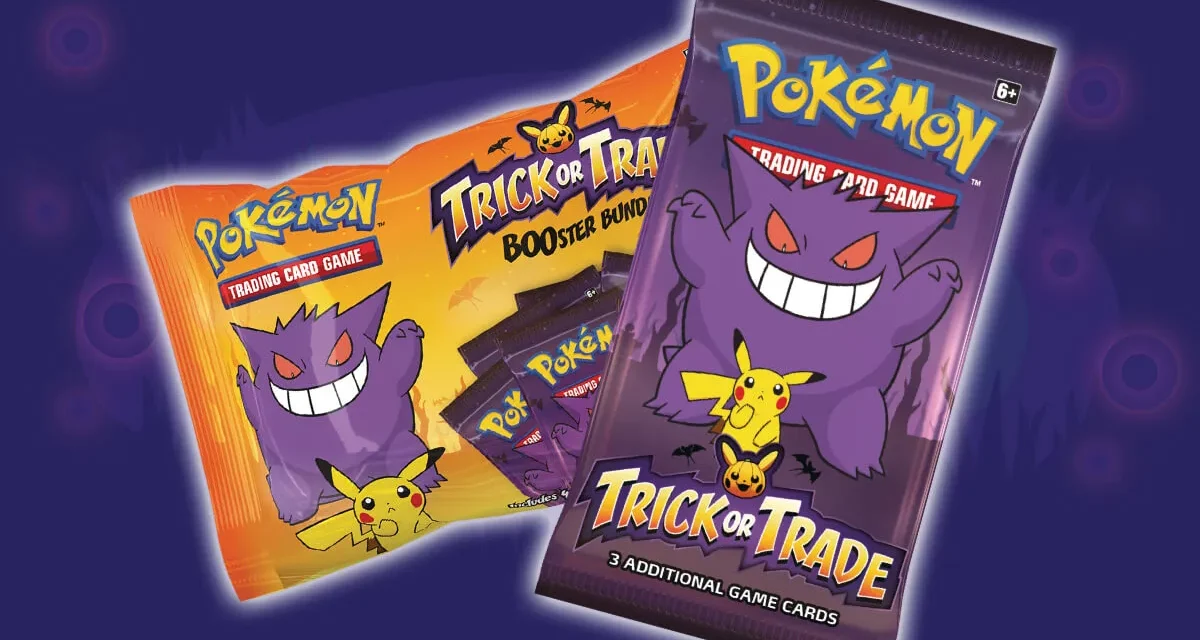 Pokémon TCG: Trick or Trade BOOster Bundle, Pokémon Center Merch Release