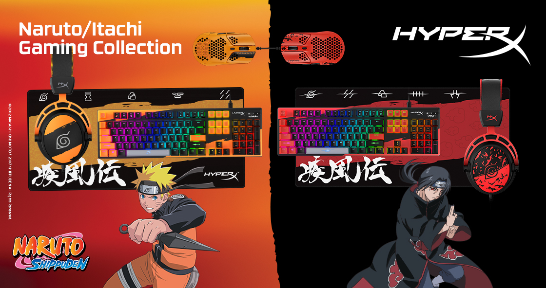 HyperX Announces Limited Edition Naruto Collaboration for Gamers