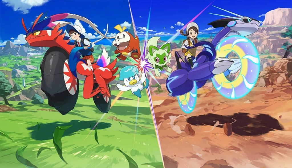 Pokemon Scarlet and Violet, Pokemon Scarlet, Pokemon Violet