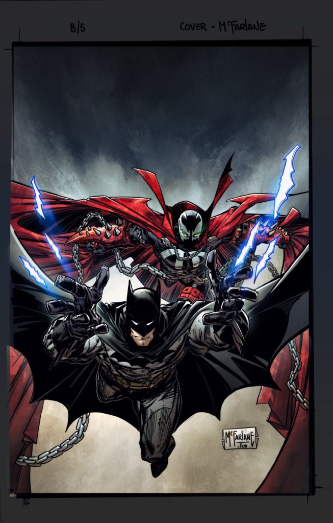 Batman / Spawn - McFarlane Cover art