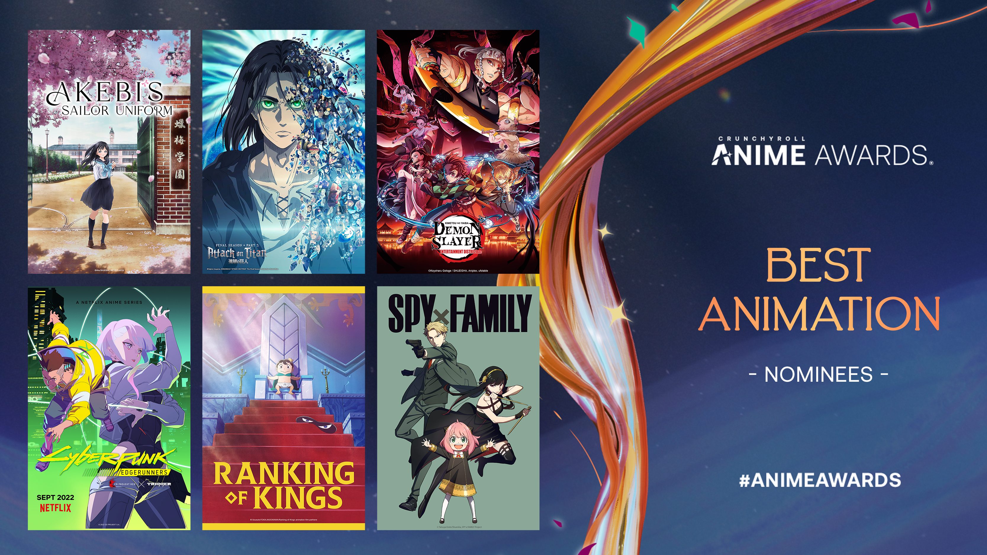 Crunchyroll Anime Awards Announces Nominees with Global Voting Open Now -  The Illuminerdi