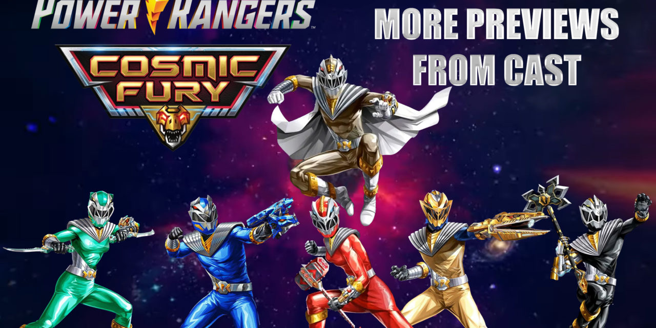 Power Rangers Cosmic Fury Cast Reveal More Suit Images and Weapons