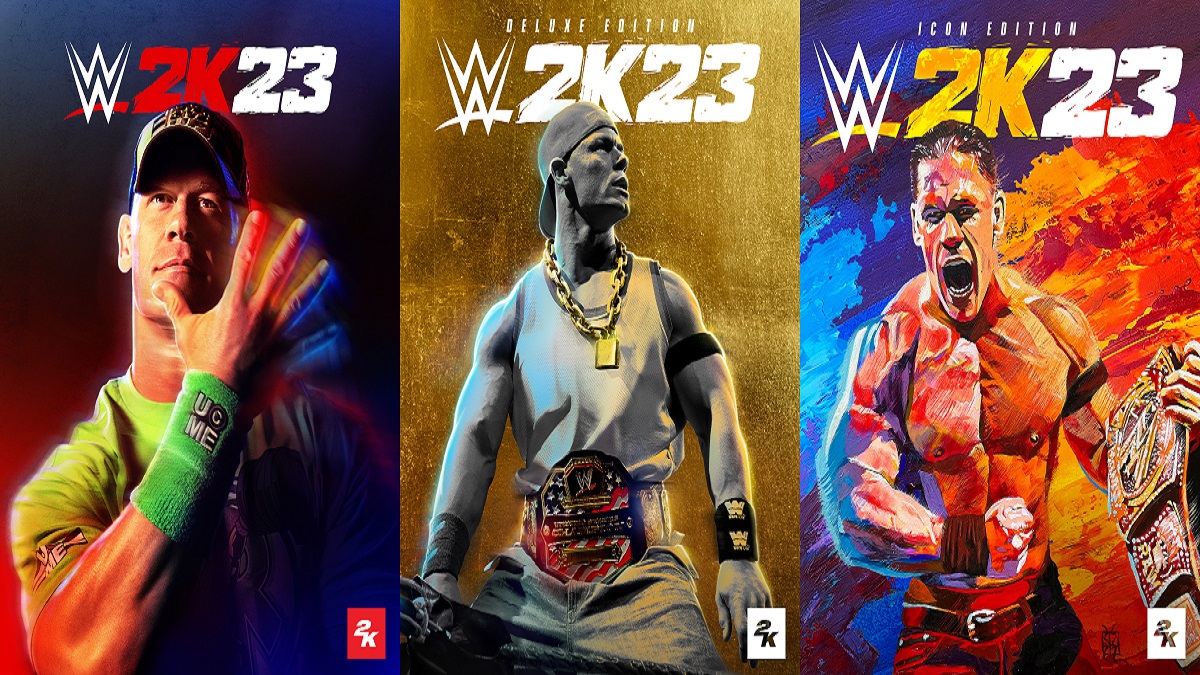 WWE 2K23 John Cena Covers Revealed And Official Trailer Released